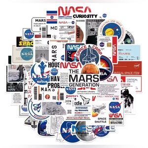 $1 10 @Random NASA Stickers~NEW~$1 WITH ANY $10 ORDER OR MORE